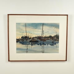 Pair of Nautical Watercolors by Steve Rogers