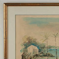 Acuarela vintage de las Bermudas, de Alfred Birdsey