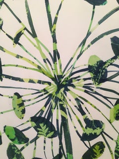 Allium Pop, Cyanotype, Flowers, Floral, Blue, Green, Botanical, Work on Paper