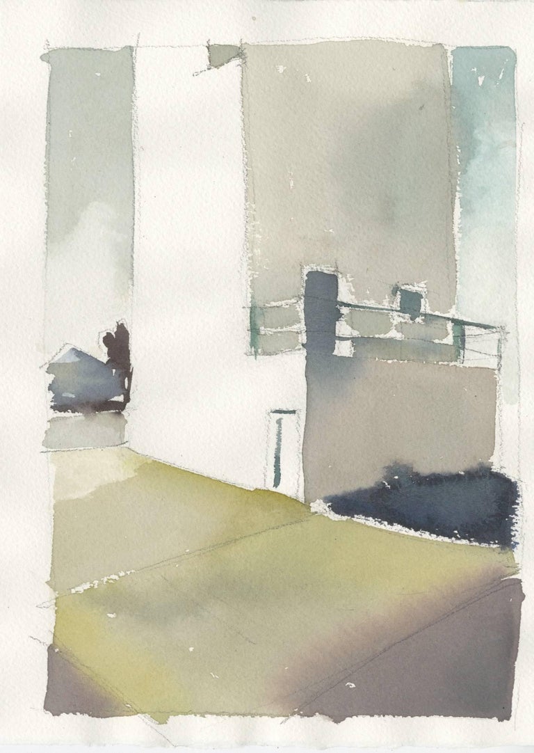 Ferdinanda Florence VFD 6, watercolor, California, Industrial