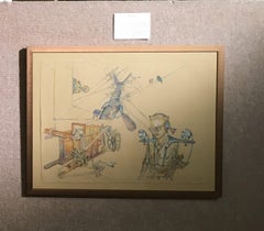 Morsecode, Illustration, Drawing, Invented Machine, DaVinci style