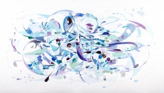 Abstrakte Zeichnungen und Aquarelle