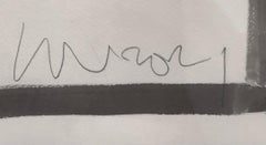 Dalmatian, large contemporary minimal portrait of a dog in black ink on paper