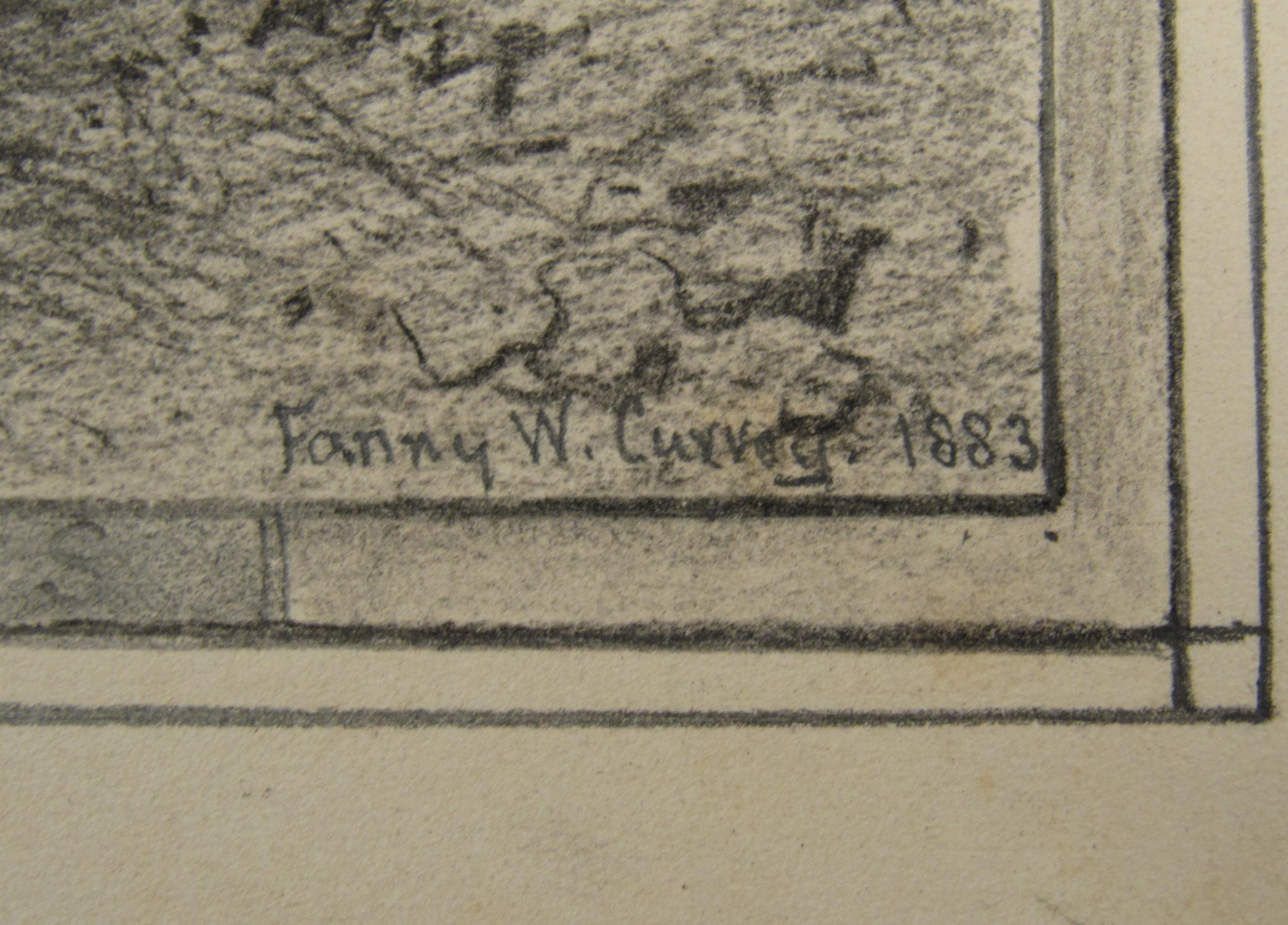 Fanny Wimot Currey
(Irisch, 1848 - 1917)

Via Crucis Via Lucis

- •	Bleistift auf Papier ca. 31 x 25 cm
- •	Signiert & datiert unten rechts 1883
- •	Das Blatt misst ca. 31,2 x 23,2 cm
- •	Das Bild einschließlich des gezeichneten Rahmens misst ca.