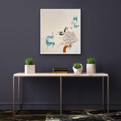 Animal Surrealist Painting Royal College of Art LGBTQ+ artist Horse Bird Circle