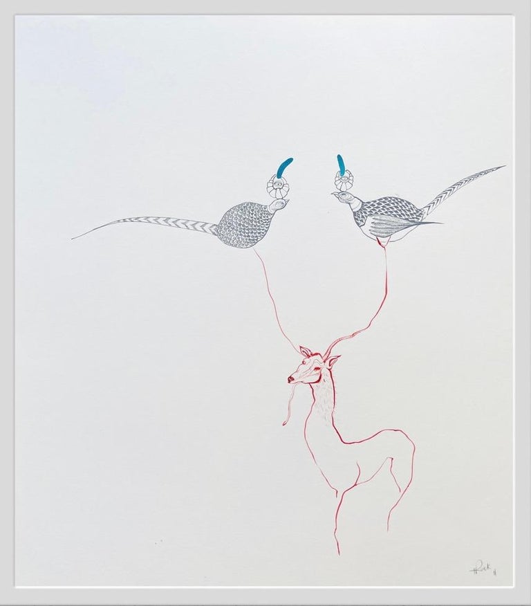 Isabel Rock - Animal Surrealist Painting Royal College of Art LGBTQ+