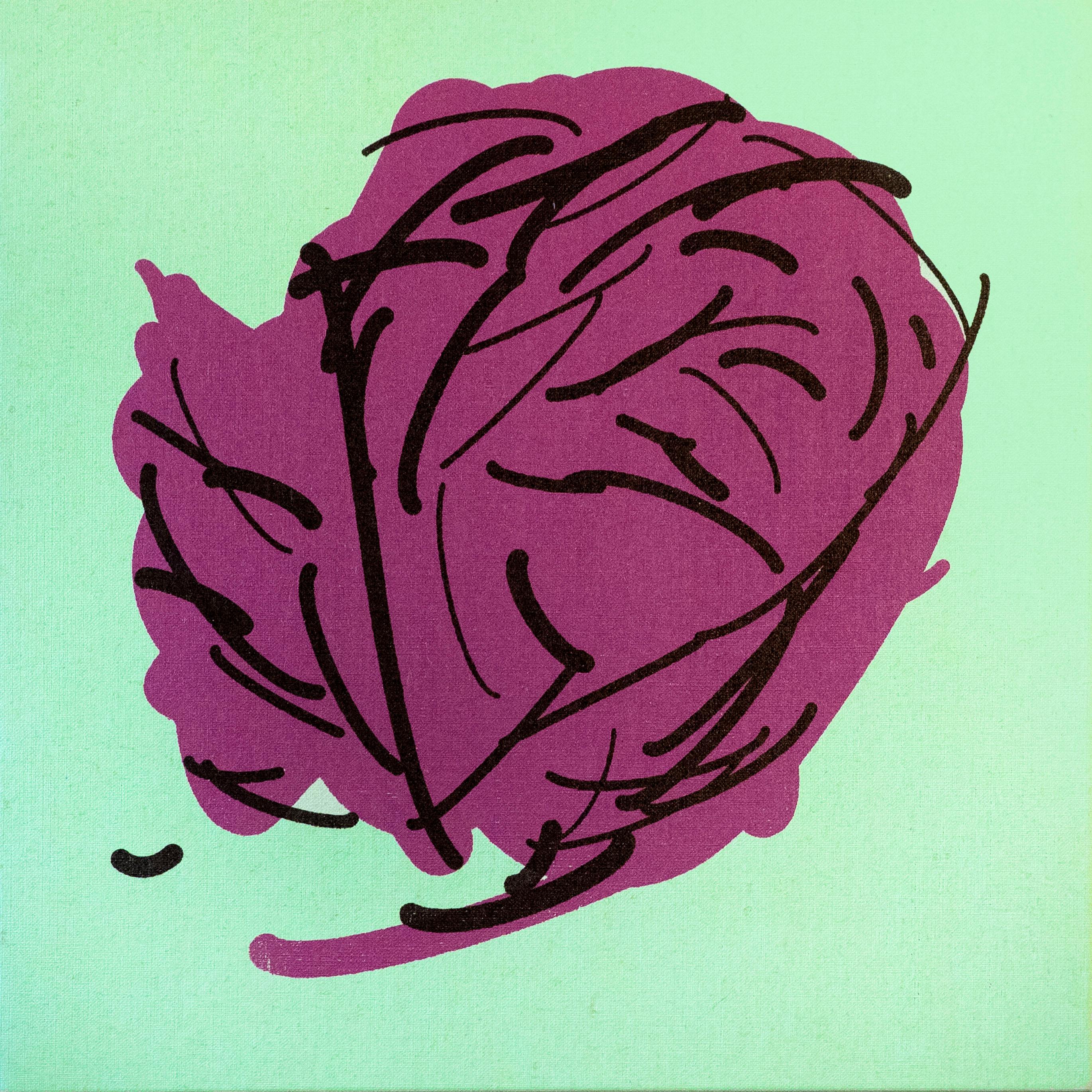 Purple Cabbage - Print by Tom White