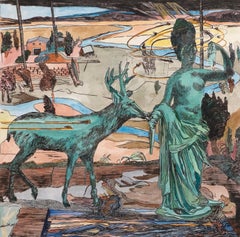 Hanging Garden Statue with Beehive Hairdo