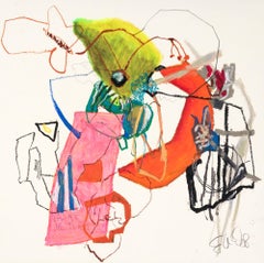 Muse avec un visage teinté de larme