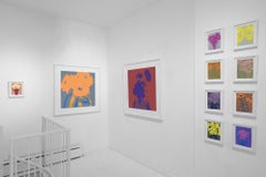 Daisies VII (Sketch) (flowers, floral, purple, abstract, drawing)