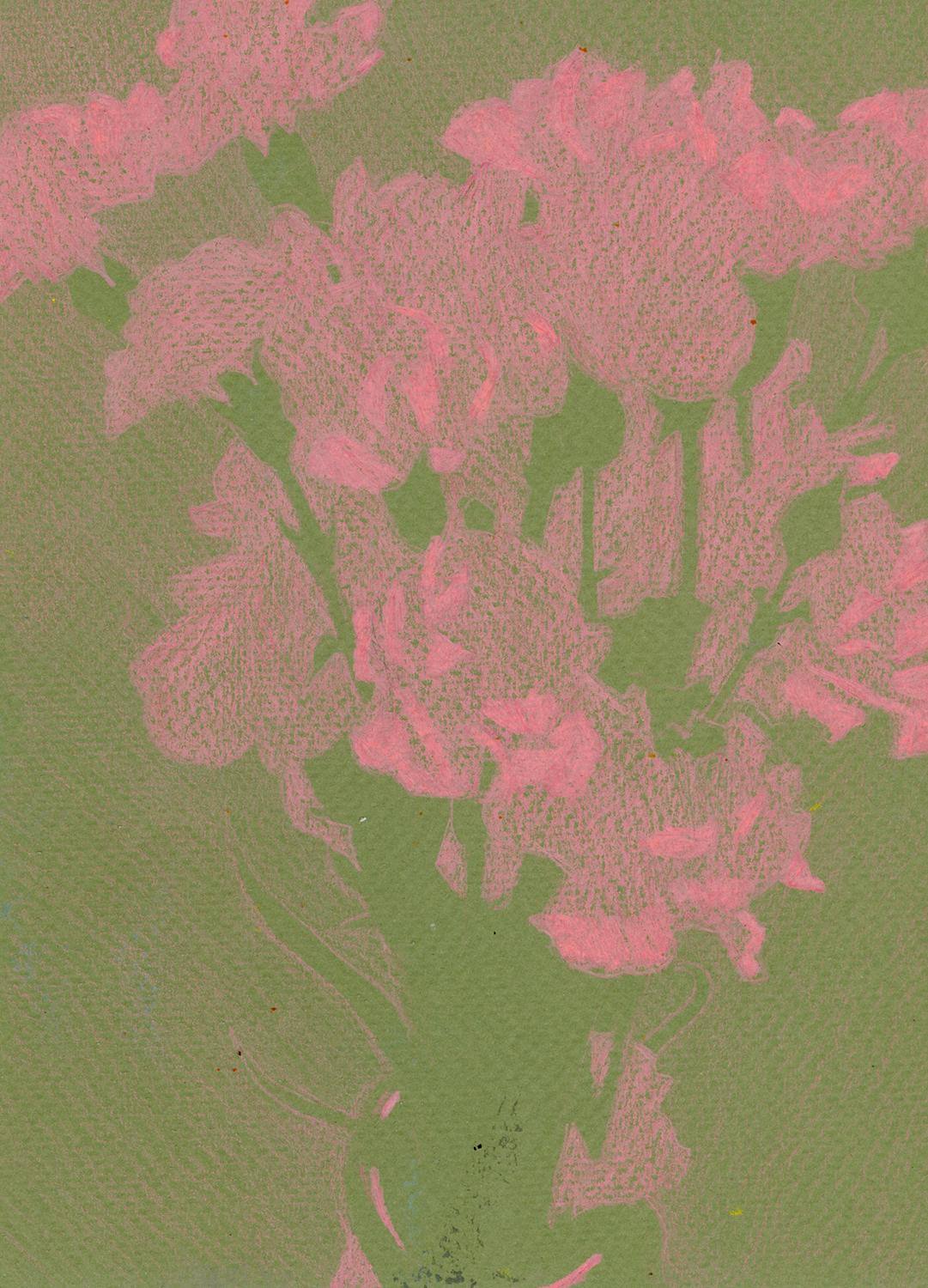 Rachel Burgess Still-Life - Pink Carnations (Sketch)