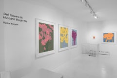 Unknown Flower (Sketch) (fleurs, floral, rose, jaune, abstrait, dessin)