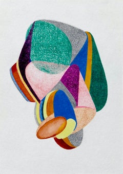 Untitled, Small Works No. 64, geometric abstraction, work on paper