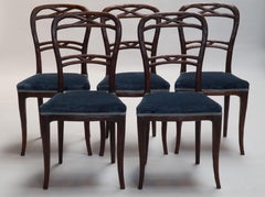 Antique A set of ten Dutch Horrix ‘Black Forest’ Chairs