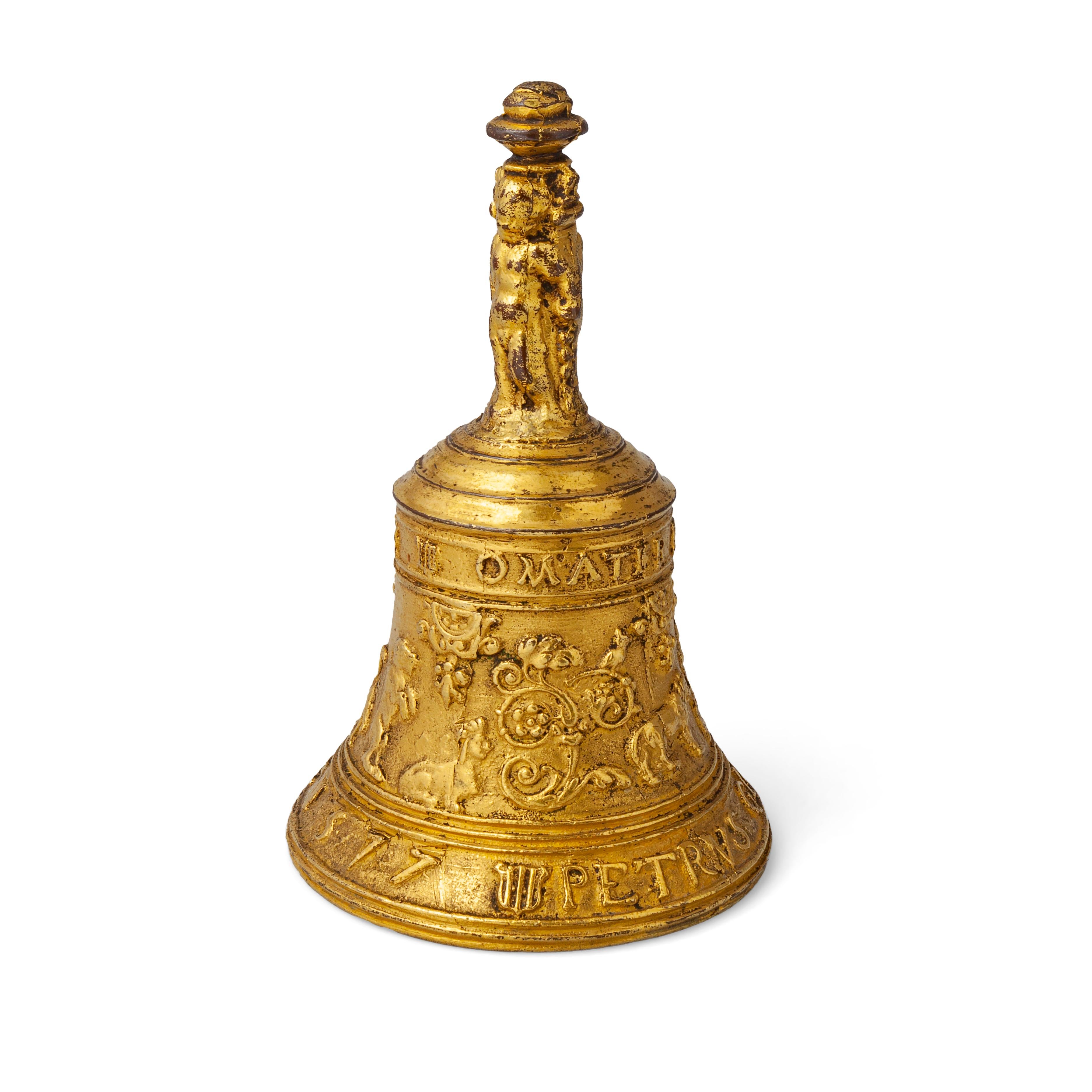 A Renaissance Bronze Table Bell For Sale 1