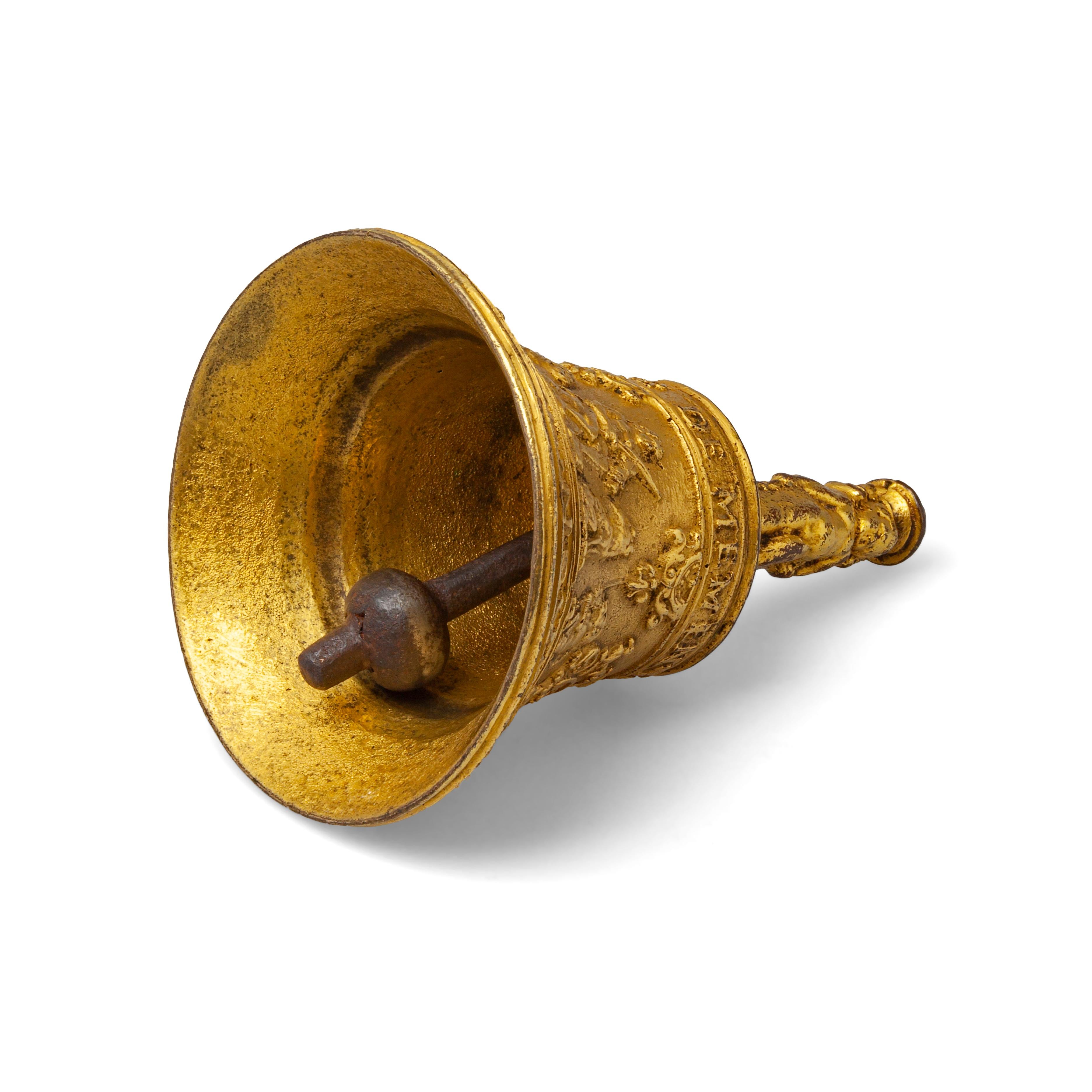 A Renaissance Bronze Table Bell For Sale 3