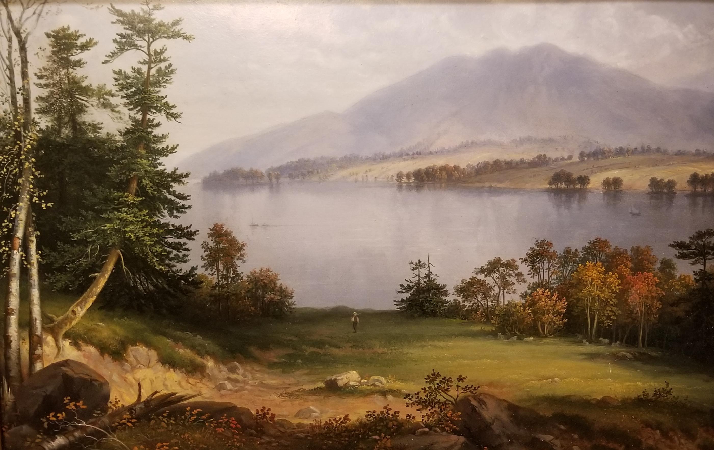 Mark Harrison Landscape Painting - Cape Mountain, Lake George, New York