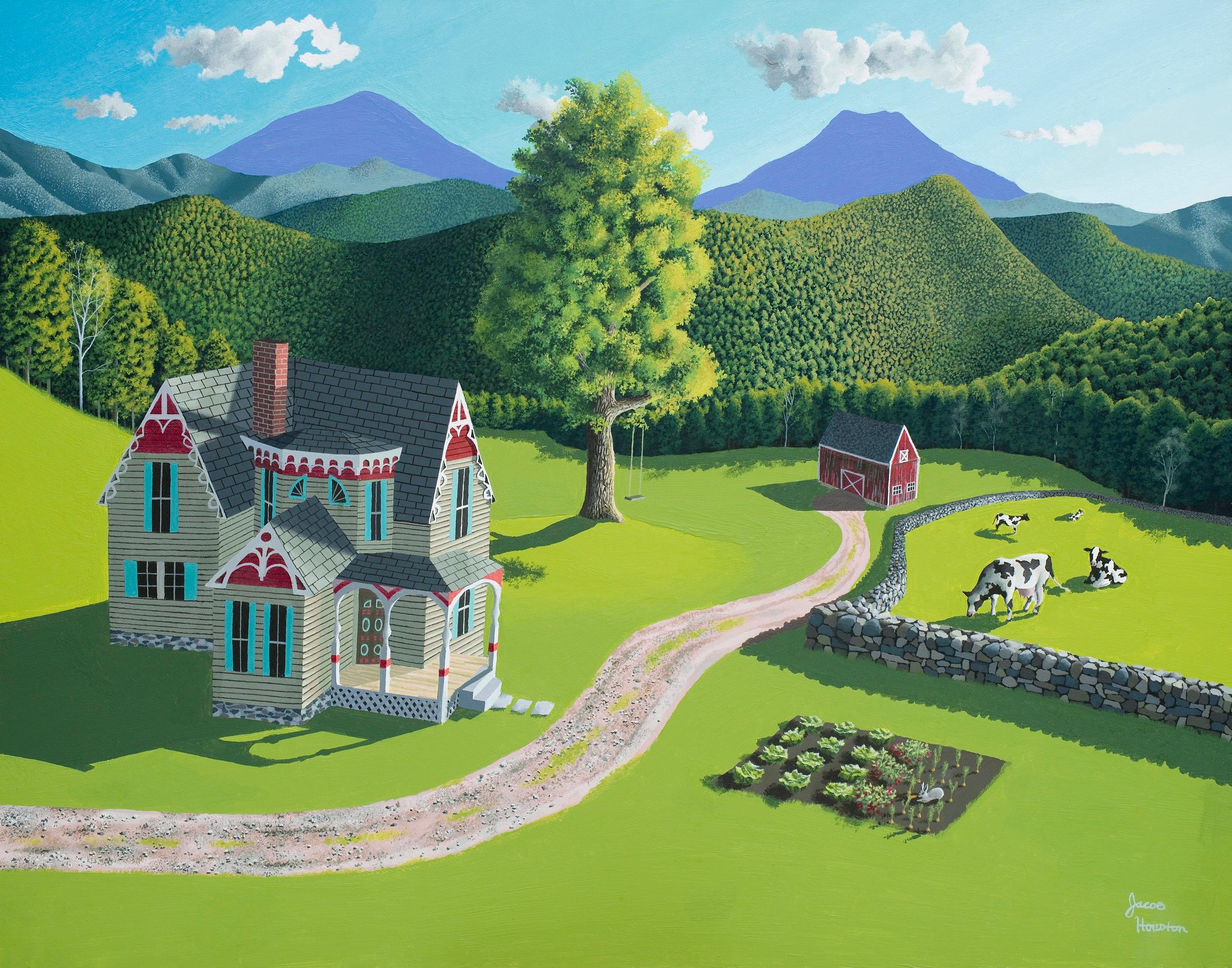Jacob Houston Landscape Painting - Loveable Vermont