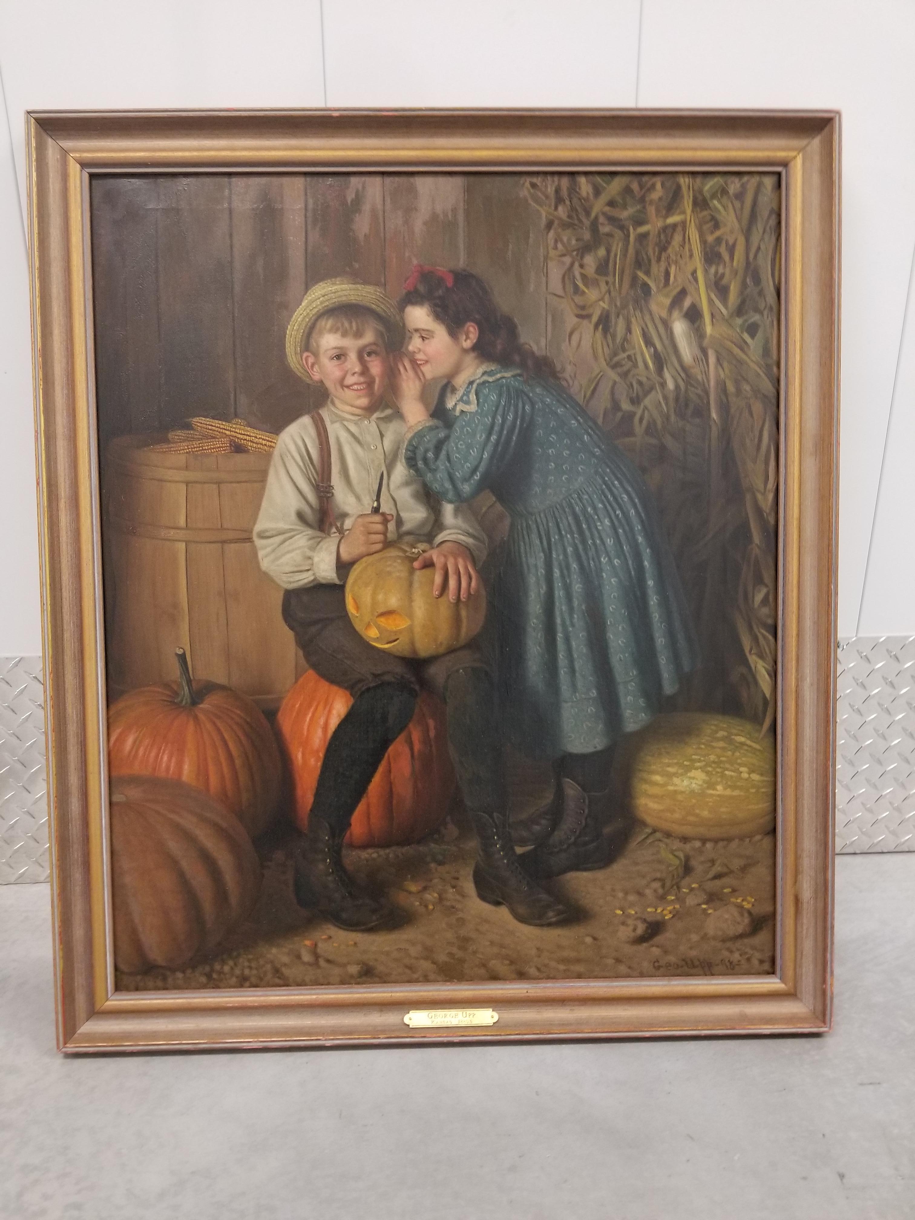 Pumpkin Season - Painting by George Upp