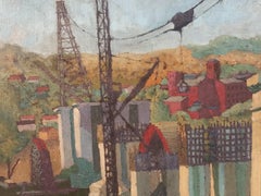 The Construction of the Key Bridge,  Washington DC