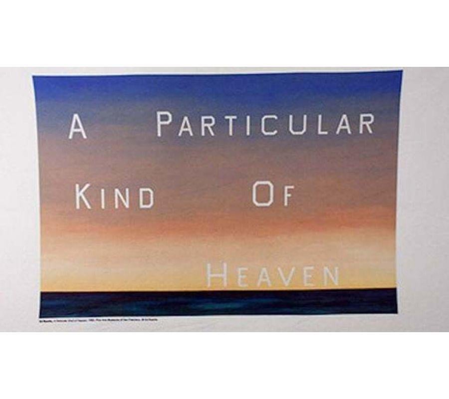 A Particular Kind of Heaven towel - Art by Ed Ruscha