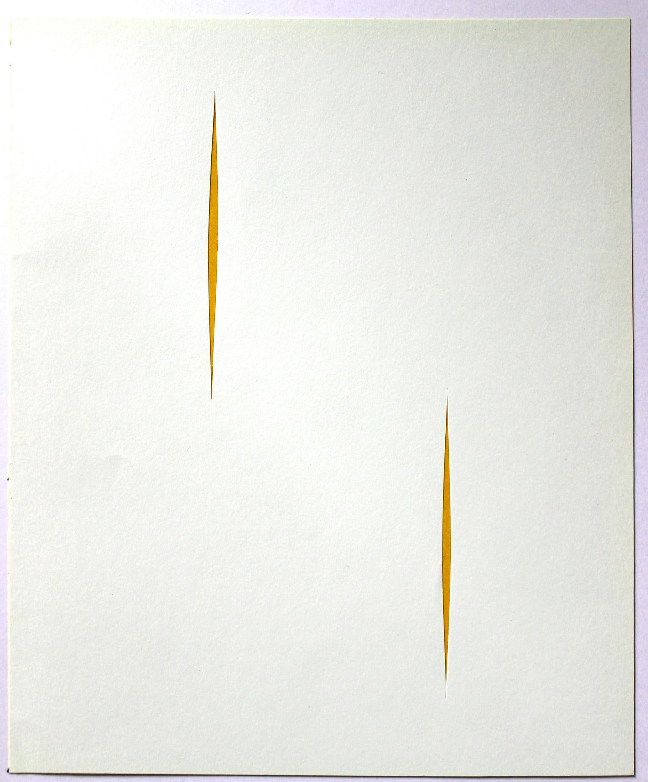 Senza titolo (Concetto Spaziale) - Art di Lucio Fontana