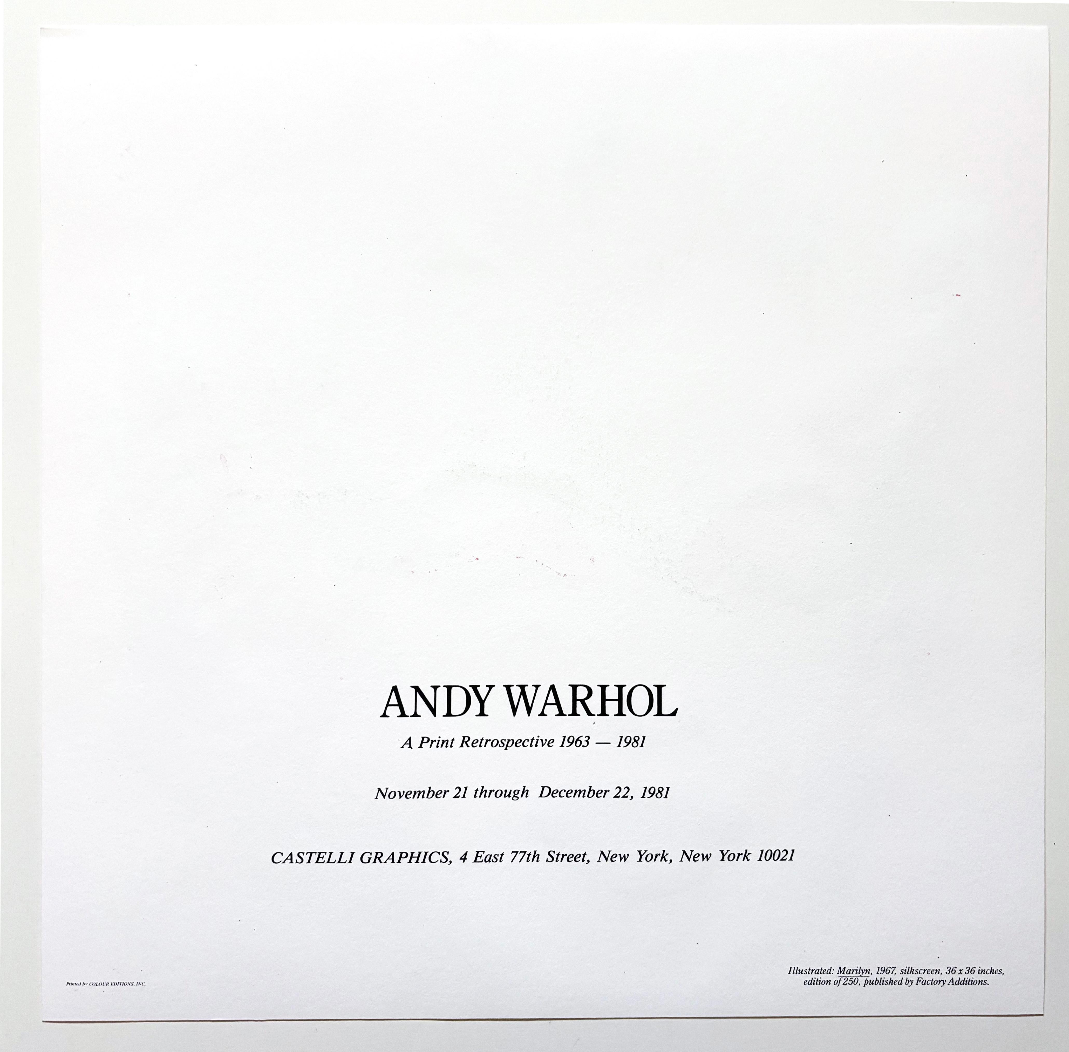andy warhol marilyn monroe original for sale