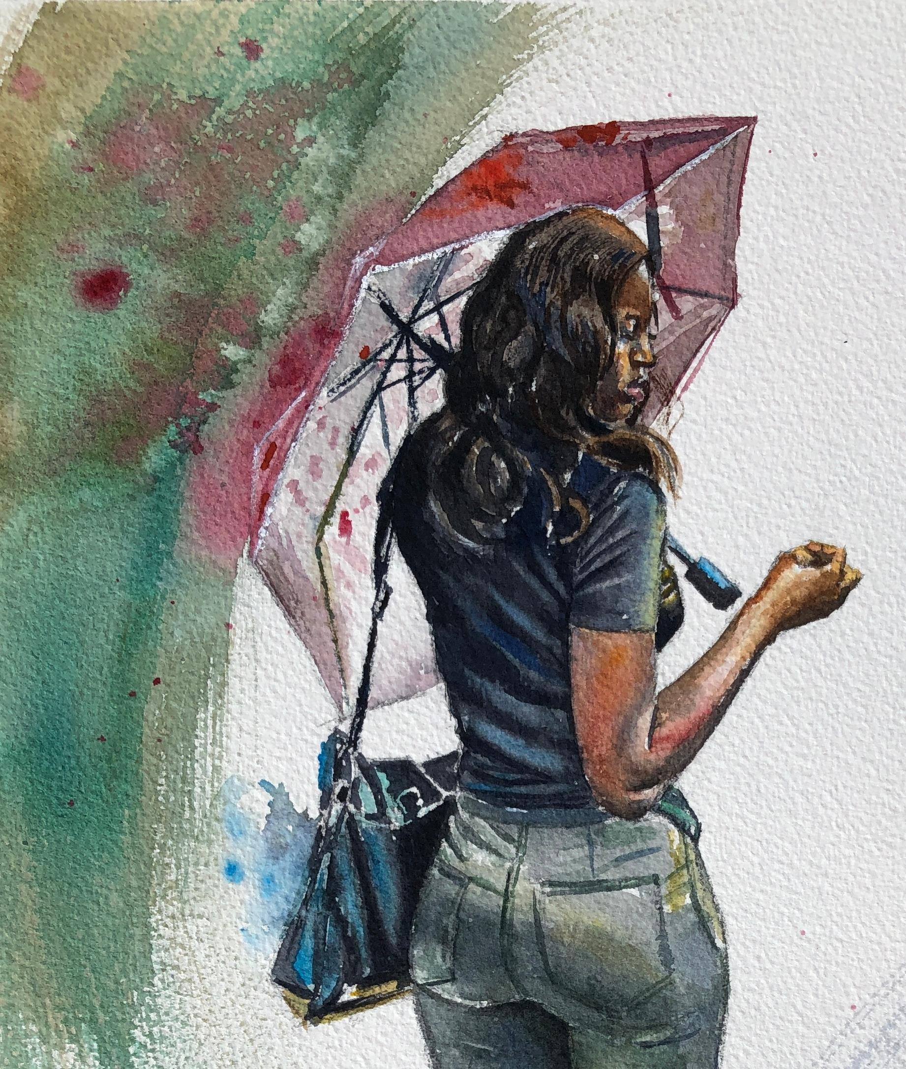 Perfect Stranger (The One Time Encounter) - 21e siècle, Contemporain, Femmes - Art de Ephraim Udoka