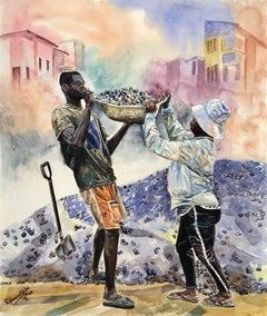 Support System (Respect) - 21e siècle, Contemporain, Figuratif, Construction