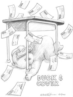 Carla Rae Johnson, PTSD Week 68, 2018, Graphite on bristol board, Political