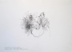 Morgan O'Hara, Movement of the TV Clock of Name June Paik, Drawing, 1994