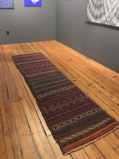 ODETTA at Home, Textiles, Antique Afghan Maldari Runner, early 20th c, wool