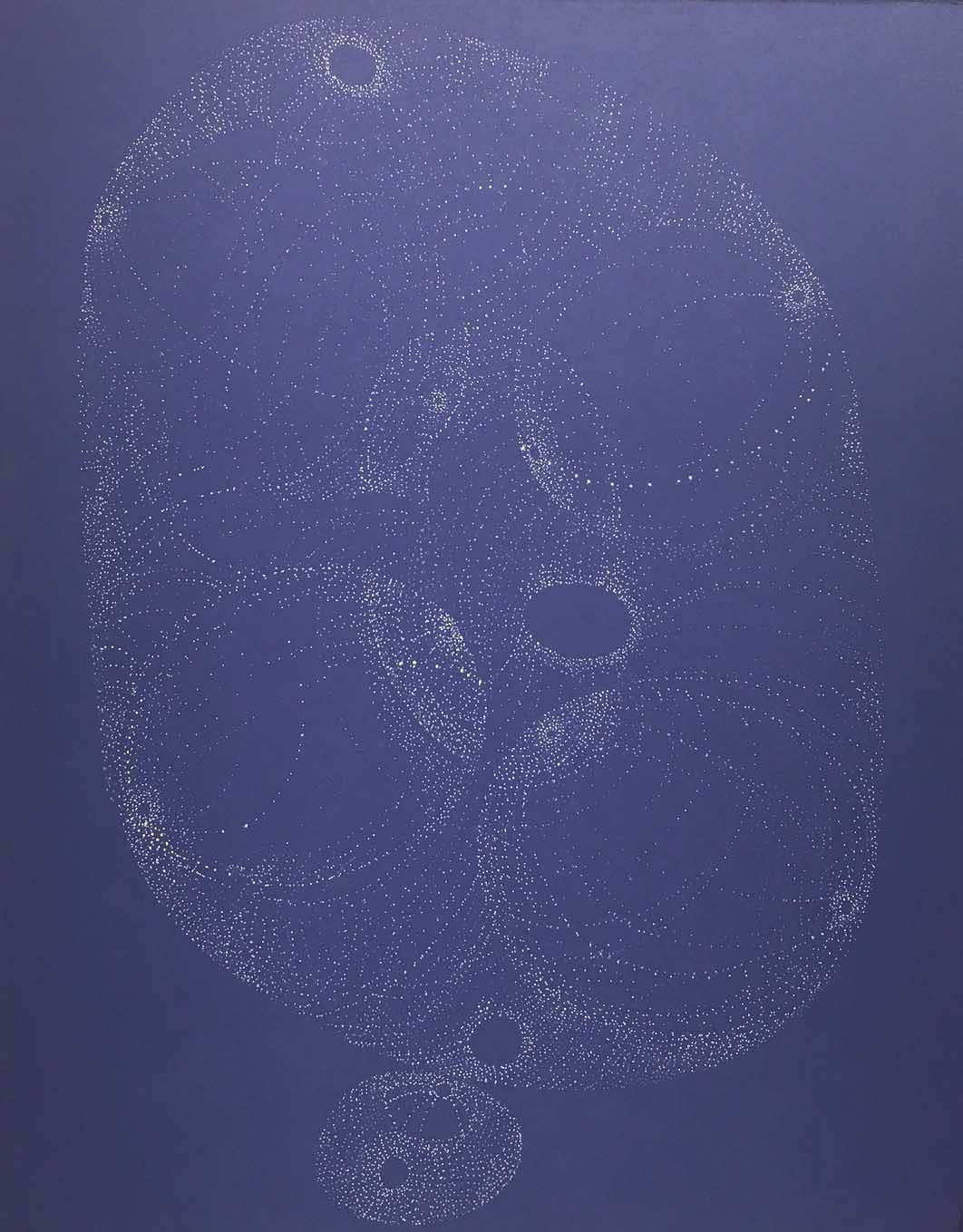 Andra Samelson, Next to Nothing 11, 2001, encre sur carton de carton, 81 x 101,6 cm en vente 1