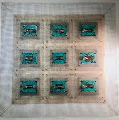 Anne Marie Kenny, Integrated Circuits Ocean, Industrial Quilt, 2017