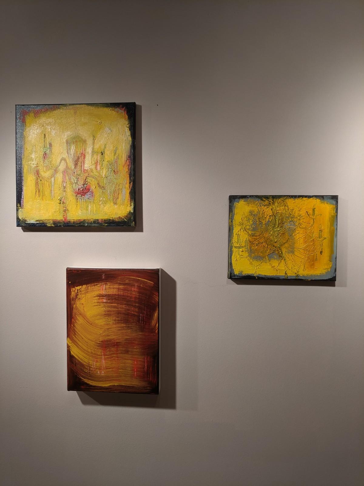 Lizbeth Mitty, Melting Light, 2019, oil on canvas, 12 x 12, Still Life For Sale 1