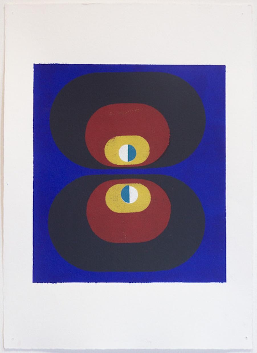 Tom Martinelli, Ohne Titel (#1738), 2017, Acryl, Leinwand, 15 x 11 Zoll