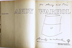 Original Soup Can Drawing, inscribed by Andy Warhol to Rock & Roll hall of famer