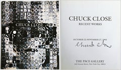 Catalogo illustrato di grandi dimensioni: Opere recenti (firmate a mano da Chuck Close)