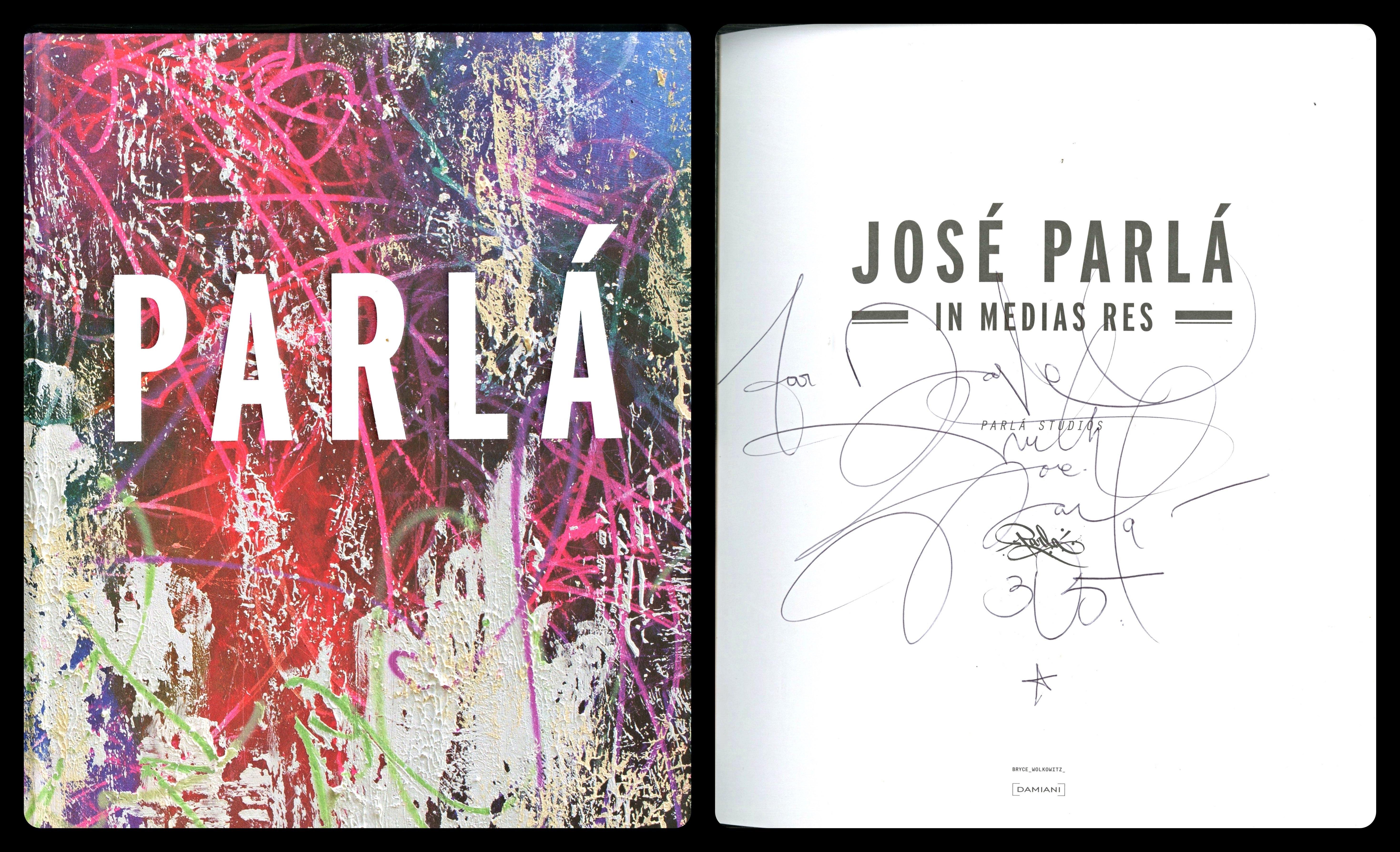 In Media Res Hardback Book (Hand Signed) - Mixed Media Art by José Parlá