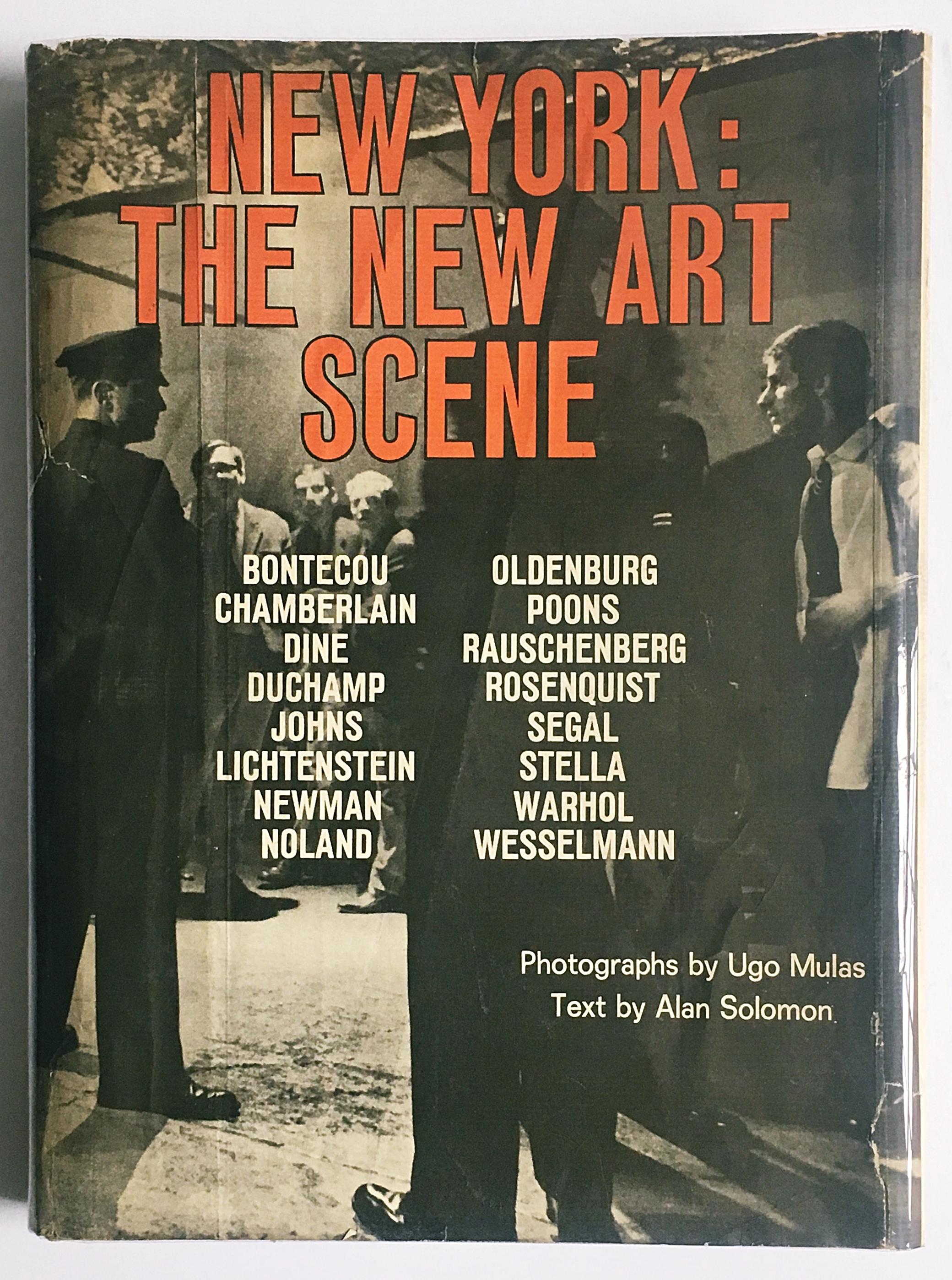 The New Art Scene ( ikonisches Buch, handsigniert von Frank Stella, Larry Poons & Dine)