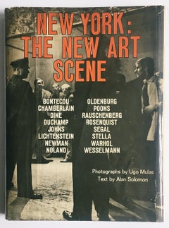 The New Art Scene (iconic book hand signed by Frank Stella, Larry Poons & Dine)