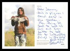 Carta manuscrita de Sarah Lucas