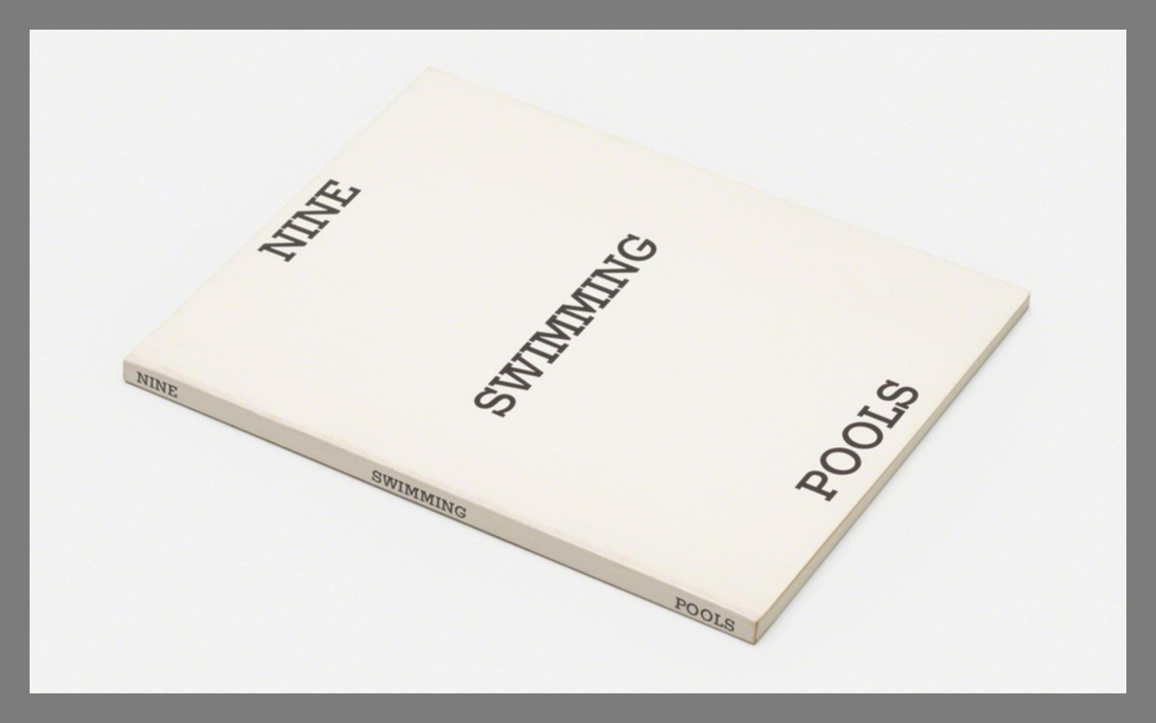 Ed Ruscha Nine Swimming Pools and a Broken Glass (Hand signed by Ed