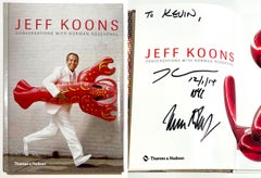 Monograph: Jeff Koons Conversations with Norman Rosenthal, hand signed by both