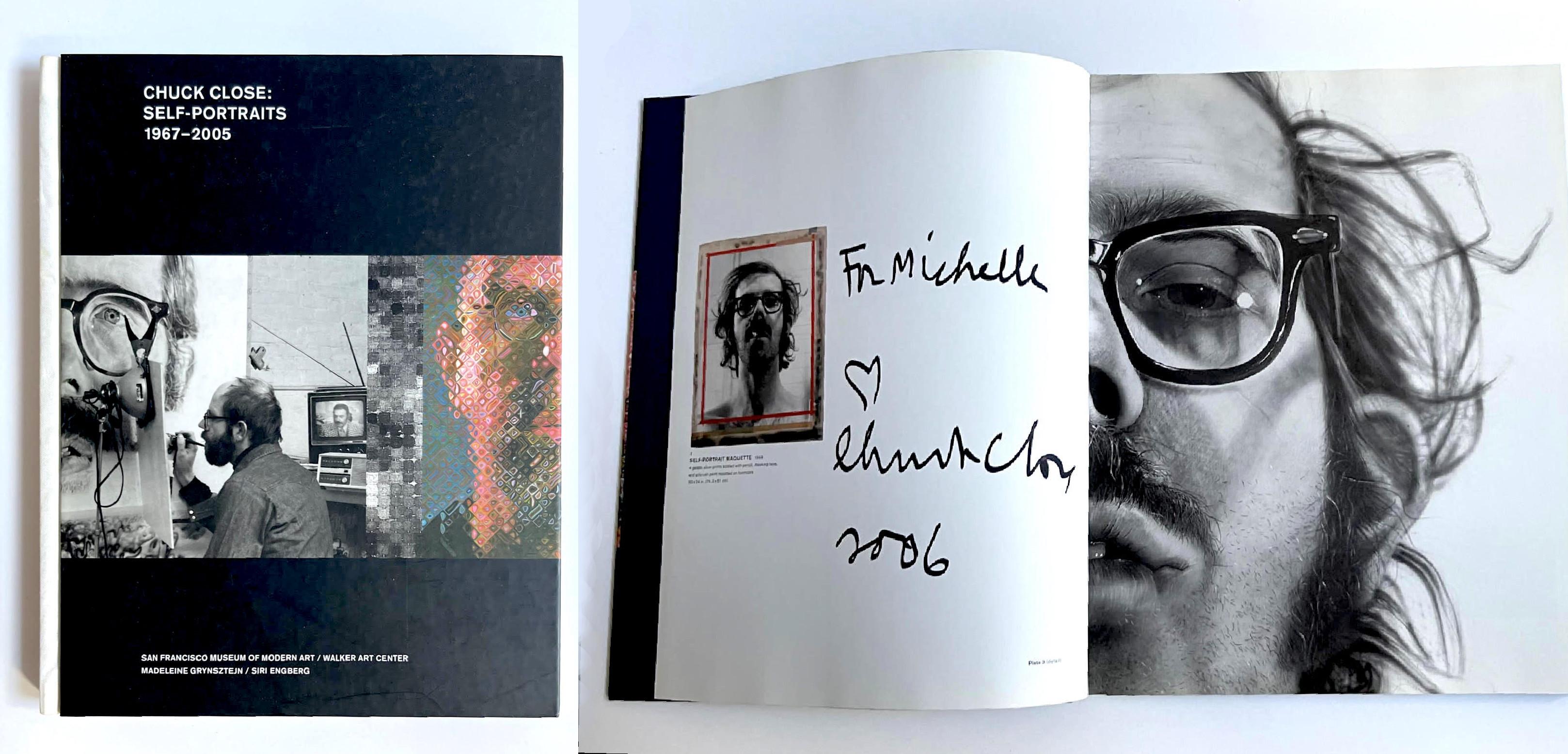 Book: Chuck Close Self-Portraits 1967-2005 (Signed and inscribed with a heart)