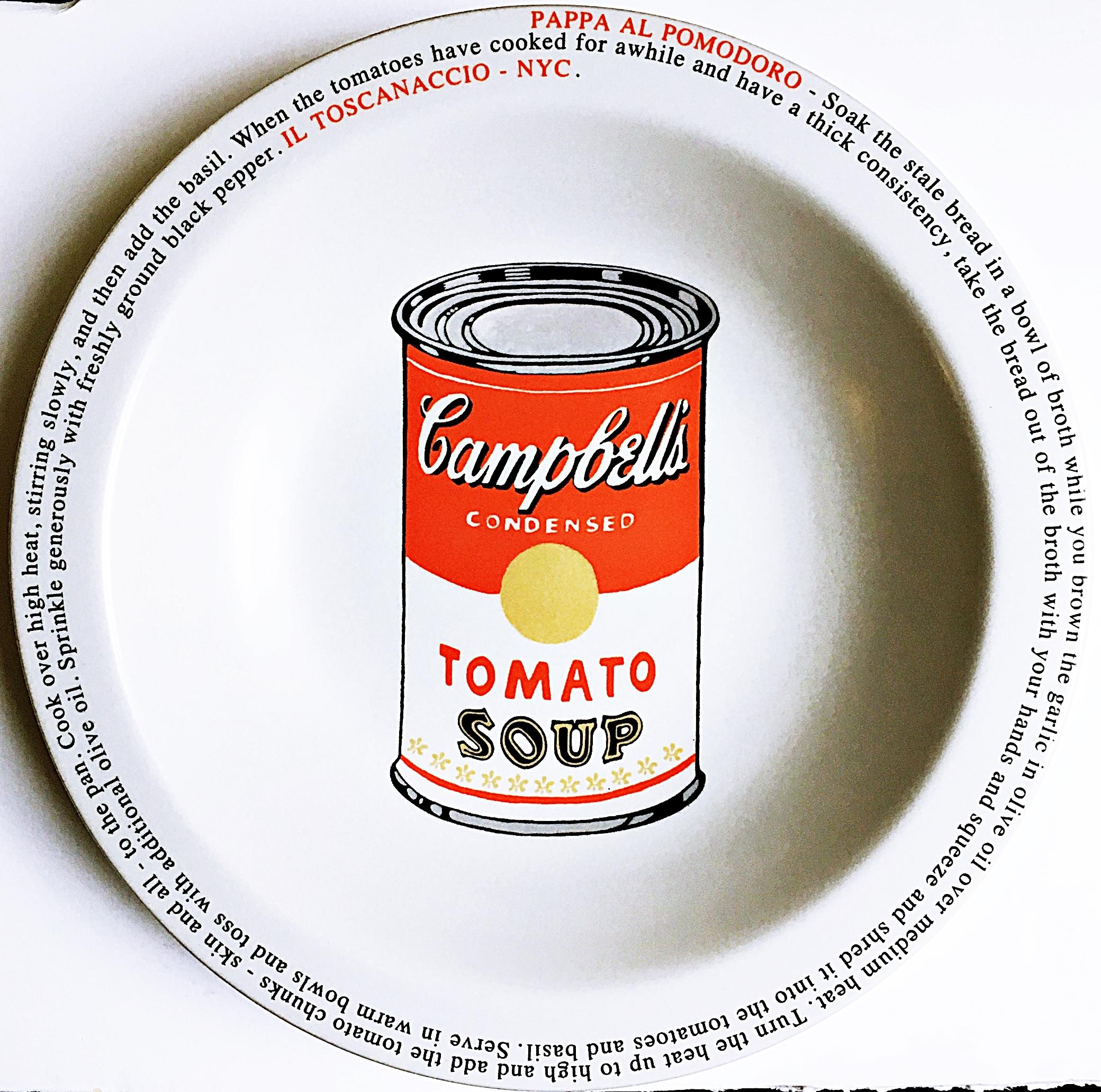 Not Warhol (Pappa Al Pomodoro - Il Toscanaccio - NYC) - Mixed Media Art by Mike Bidlo