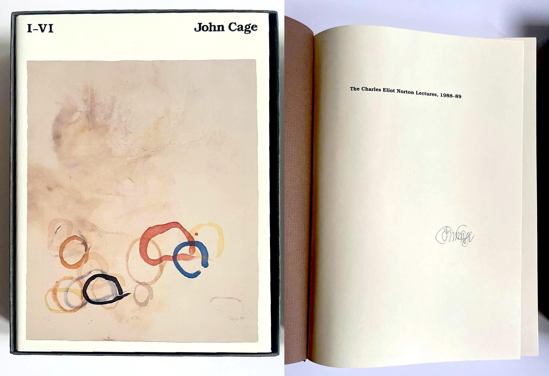 I–VI (Boxed set with hardback monograph and audiocasettes) - hand signed  - Art by John Cage