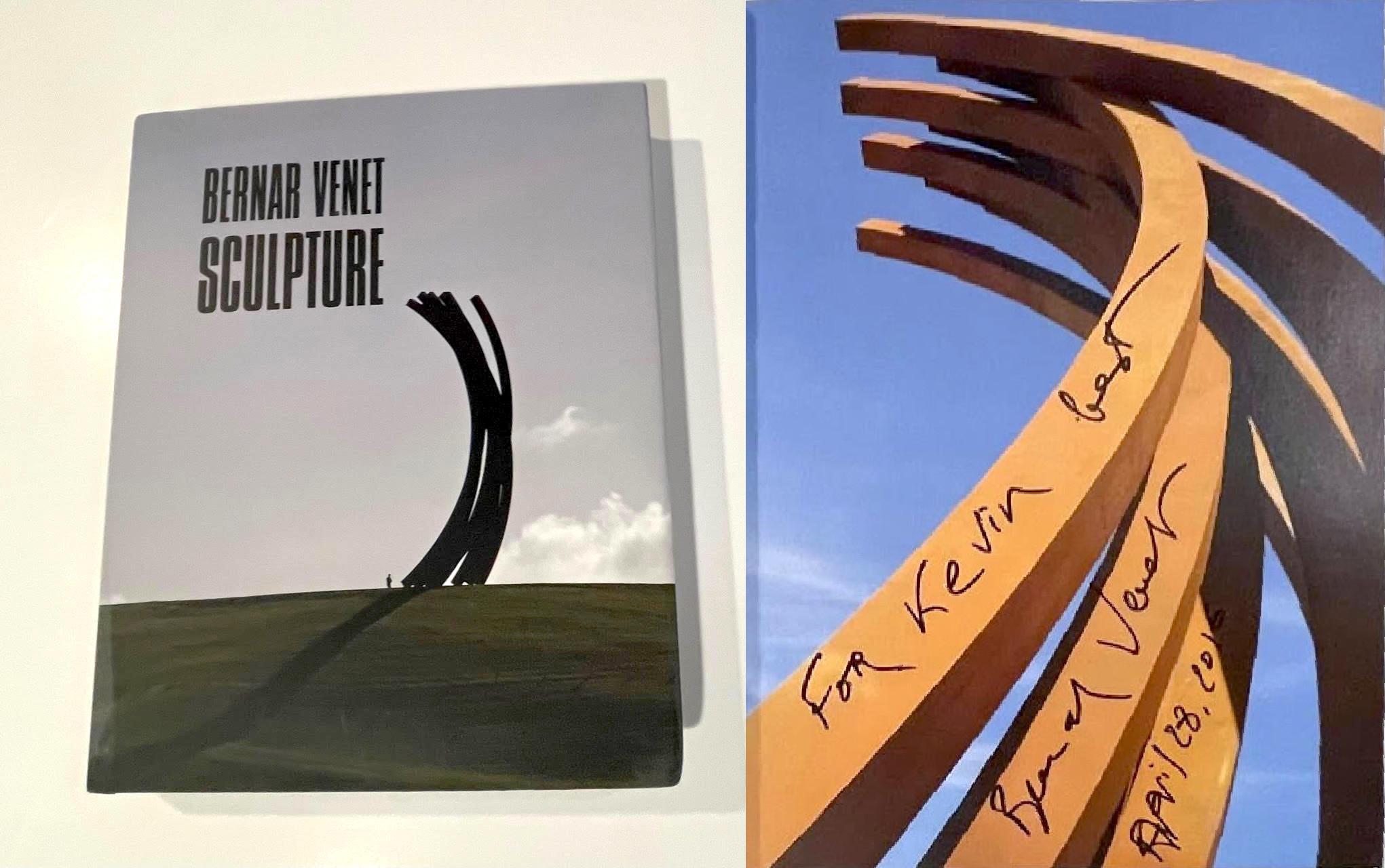 Bernar Venet Sculpture (Monograph - hand signed and inscribed to Kevin by Venet)