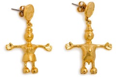 Vintage Gold-Plated Earrings