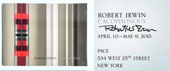 catalogue d'exposition de la PACE Gallery (signé à la main par Robert Irwin)